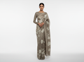 Onion Pink Aari Outline Tussar Saree